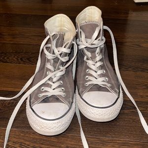 Gray High Top Converse